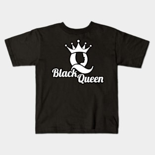 Black Queen, Black woman, Black girl magic Kids T-Shirt